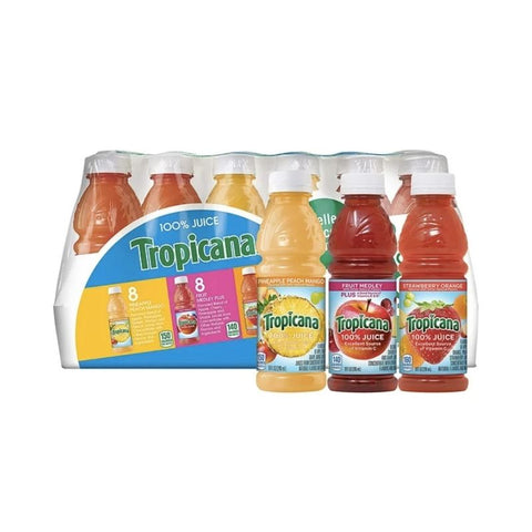 ASSORTED FLAVORED JUICES, 24 UNITS, 295L