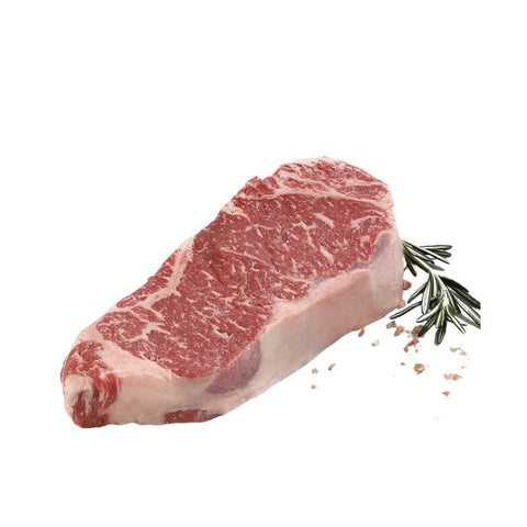 USDA, BEEF, PRIME,  BONE IN NEW YORK,  DRY AGED 21 DAYS,