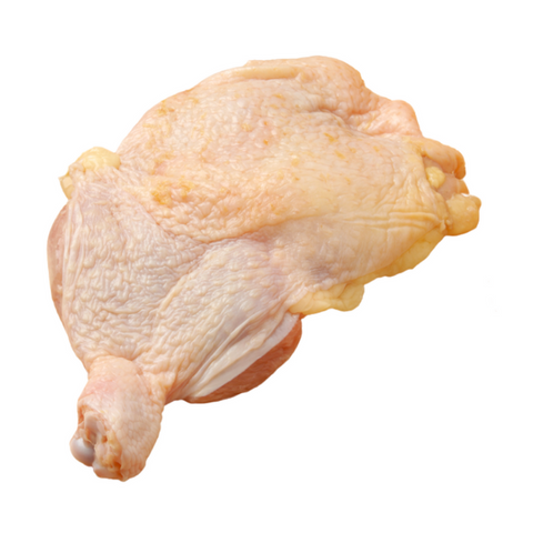 CHICKEN ORGANIC, LEG,  BONE OUT, SKIN ON,