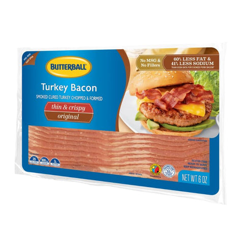 BUTTERBALL, TURKEY BACON, 1KG