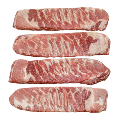 AMERICAN DUROC PORK,  BABY BACK RIBS,  RACK,