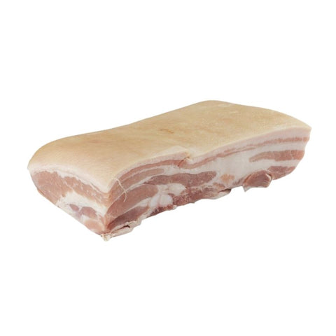 AMERICAN DUROC PORK BELLY,  SKIN ON,  BONELESS,