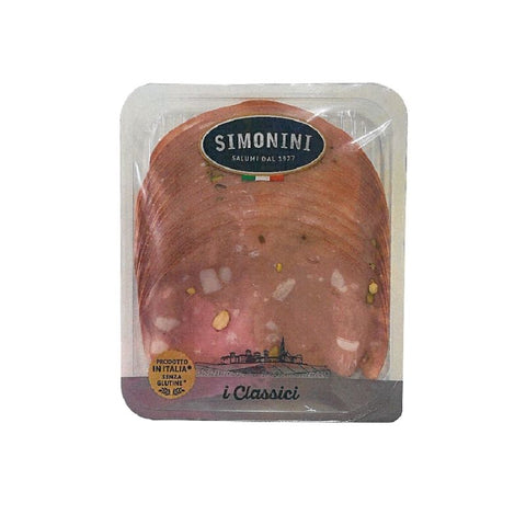 ITALIAN, MORTADELLA BOLOGNA I.G.P. WITH PISTACHIO, 80GR,