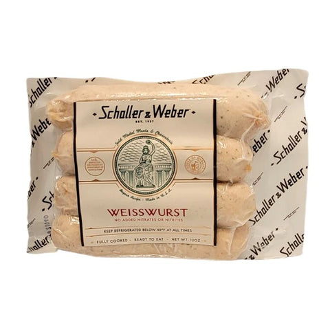 USA, BOCKWURST WEISSWURST SCHALLER SAUSAGE,