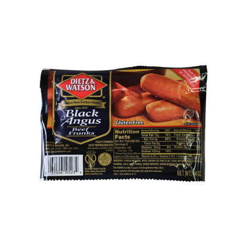 SPAIN, BLACK ANGUS,  BEEF FRANKS,  14OZ,