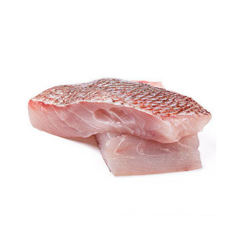 RED SNAPPER, FRESH,  FILLET PORTION SKIN ON,