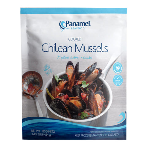 CHILEAN MUSSELS, FROZEN,  453G,