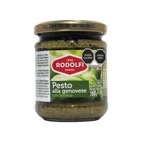 SAUCE, PESTO, BASIL, GENOVENCE, 190G