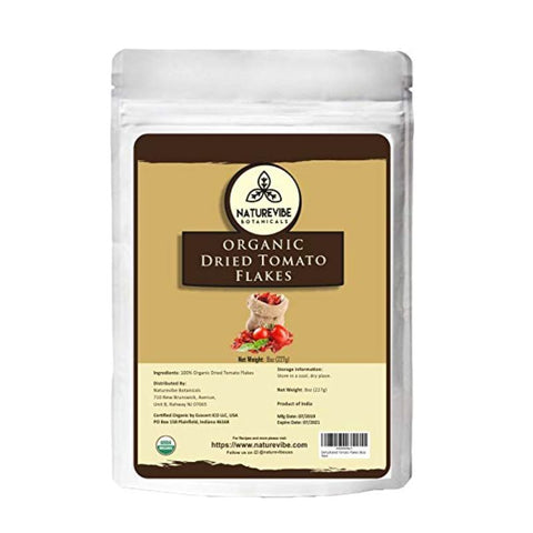 DRIED TOMATO, FLAKES, ORGANIC,227G