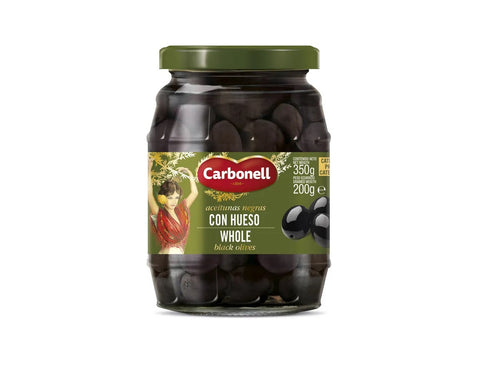 OLIVES, BLACK, WHOLE, 200G