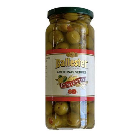 OLIVES, PIMENTO STUFFED, 340G