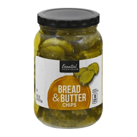 PICKLES, BREAD & BUTTER, CHIPS, 453G