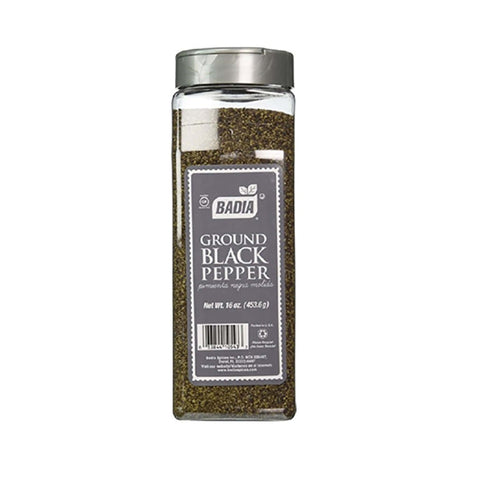 BLACK PEPPER, GROUND, 453G