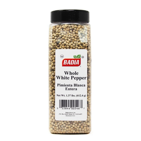 WHOLE WHITE PEPPER, 612G