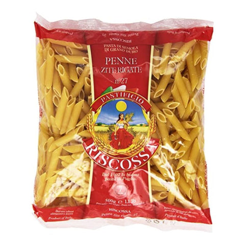 PENNE ZITE RIGATE N° 27 DI SEMOLA DURA 500G