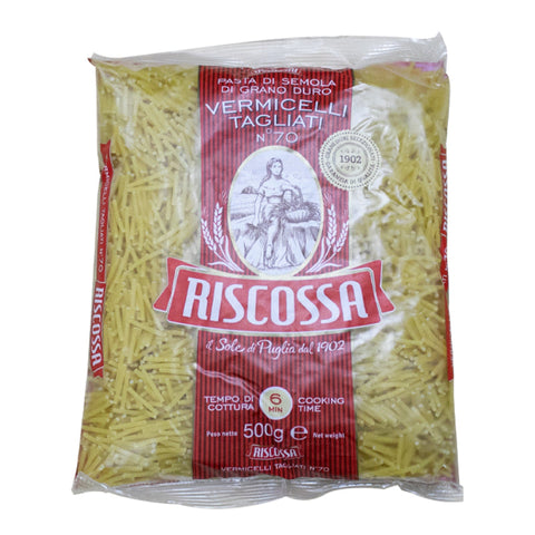 VERMICELLI TAGLIATI No 70 DI SEMOLA DURA 500G