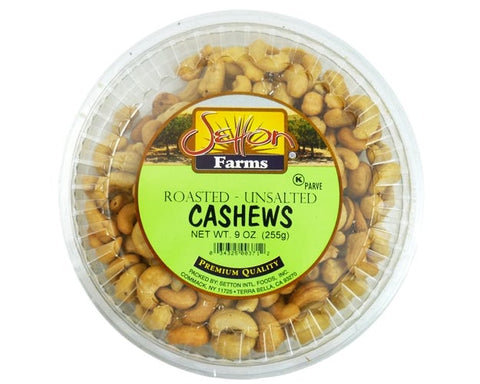 NUTS, CASHEWS, ROASTED, UNSALTED, 255G