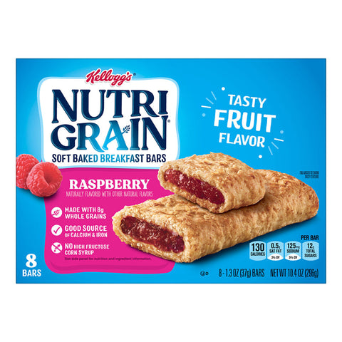 CEREAL BAR, RASPBERRY FILLED, 150G
