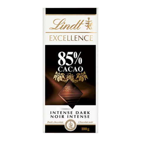 DARK CHOCOLATE BAR, 85%, 100G