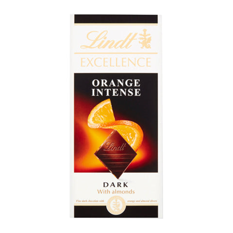 DARK CHOCOLATE BAR, ORANGE, 100G