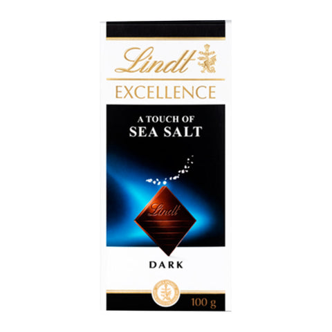 DARK CHOCOLATE BAR, SEA SALT, 100G