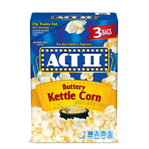 ACT II - BUTTERY KETTLE CORN 3 PACK
