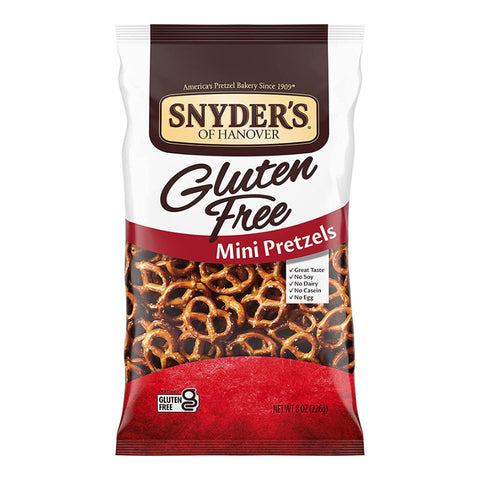 MINI PRETZELS, GLUTEN FREE, 226G