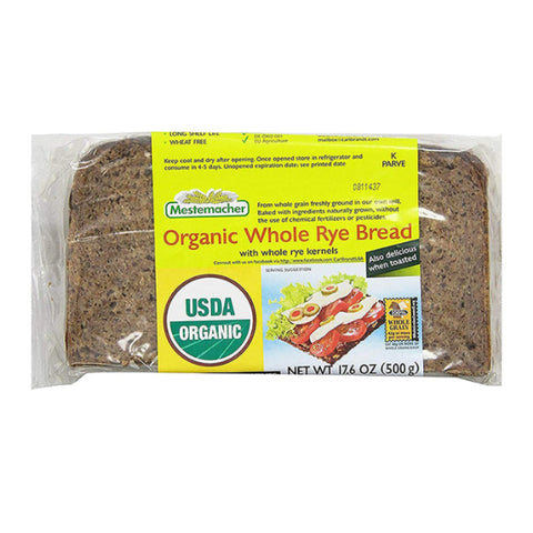 RYE BREAD, ORGANIC,