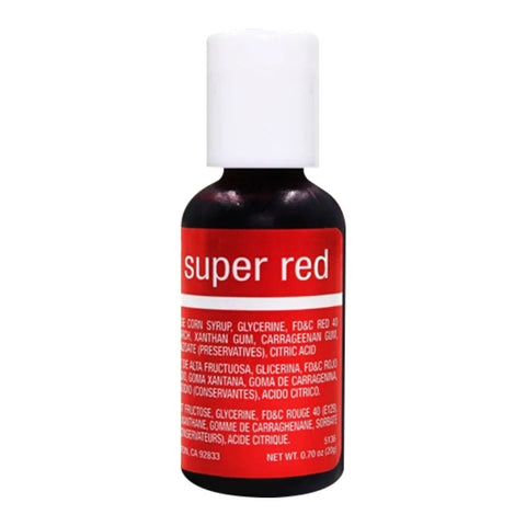 FOOD COLOR, GEL, RED, 20G