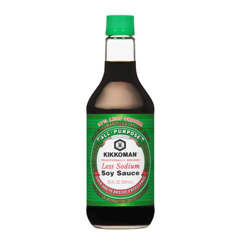 SOY SAUCE, LESS SALT, 591ml