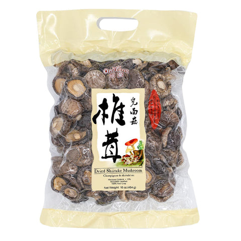 DRIED SHIITAKE, 453G