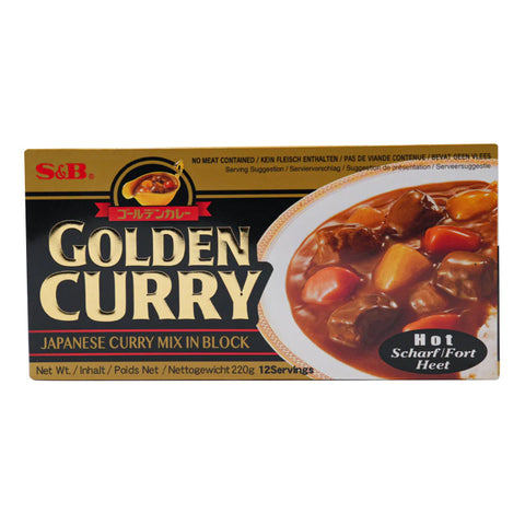 GOLDEN CURRY, HOT, 220G