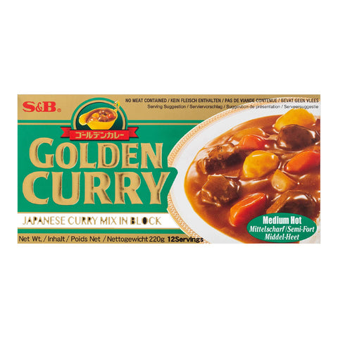 GOLDEN CURRY, MEDIUM HOT, 220G