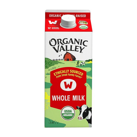 ORGANIC IMPORTED MILK, WHOLE, FRESH, 1L,