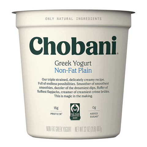 YOGURT, GREEK, 0% FAT, 907G,