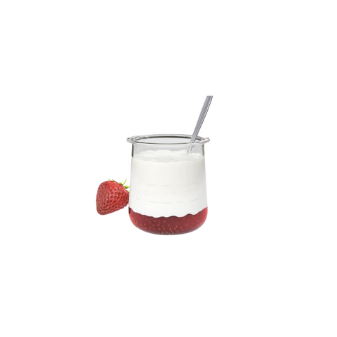 YOGURT, GLASS, LACTOSE FREE, STRAWBERRY AND PEACH, PLAIN, SINGLE SERVE