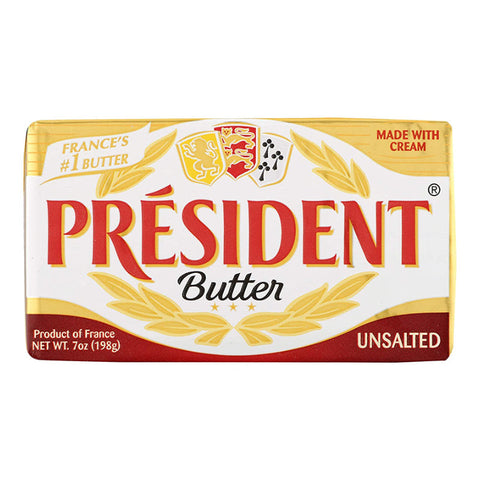 IMPORTED BUTTER, UNSALTED BAR, 200G