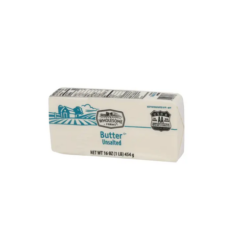 IMPORTED BUTTER, UNSALTED BAR, 453G,