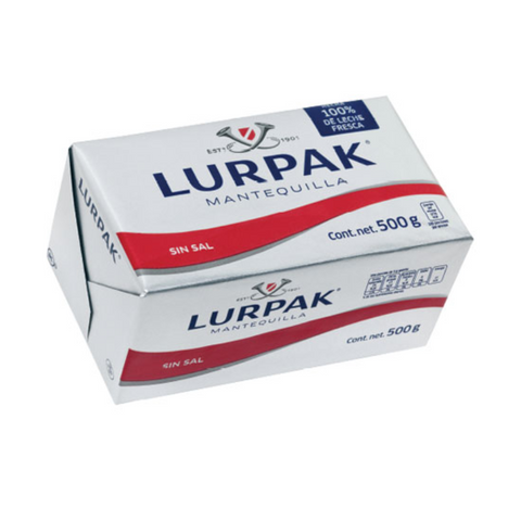 LURPAK, UNSALTED BUTTER, 500G