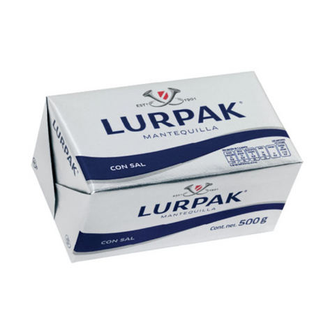LURPAK, SALTED BUTTER, 500G