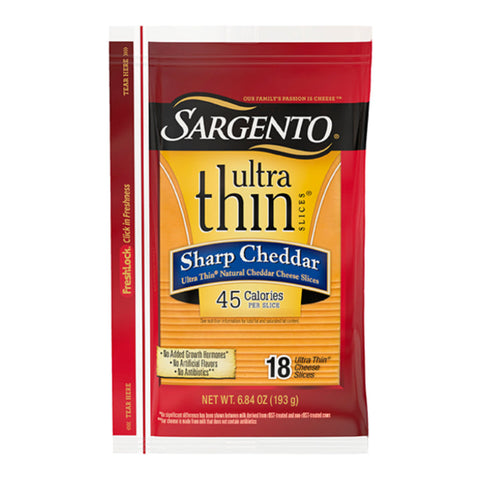CHEDDAR, SHARP, SLICED, 193G,
