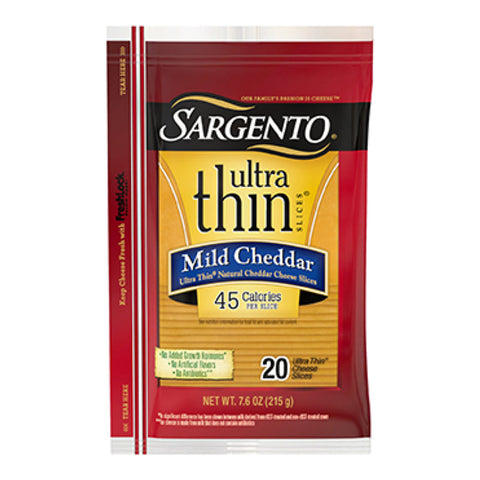 MILD CHEDDAR, SLICED, 215G,