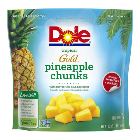 PINEAPPLE, FROZEN, 453G,