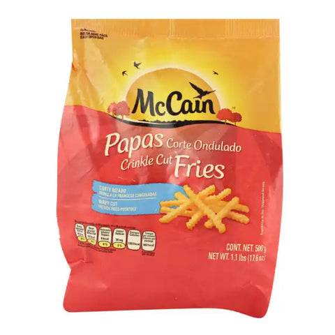 FRIES, CRINKLE CUT, 500G