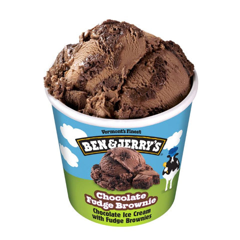 ICE CREAM,CHOCOLATE FUDGE BROWNIE, 473ML,