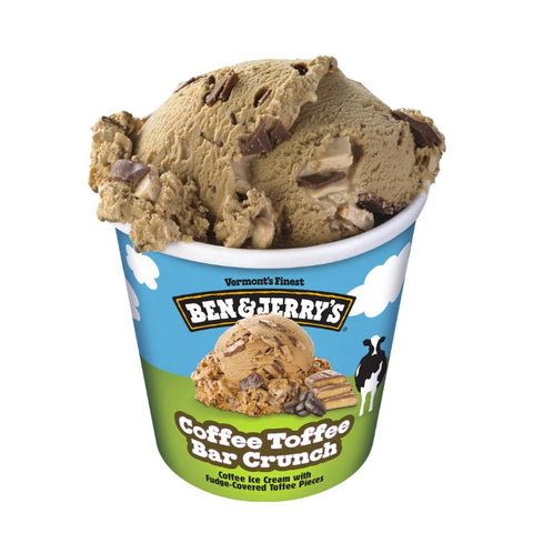ICE CREAM,COFFEE TOFFEE BAR CRUNCH, 473ML,