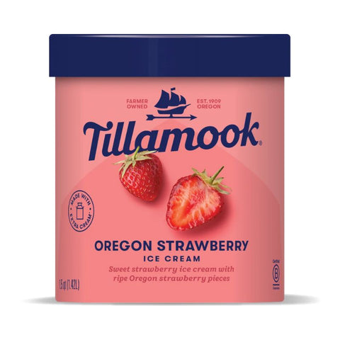 ICE CREAM,OREGON STRAWBERRY,