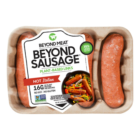 BEYOND SAUSAGE, ITALIAN HOT, 14 OZ