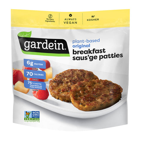 VEGAN BREAKFAST SAUSAGE, PATTIES, 227G