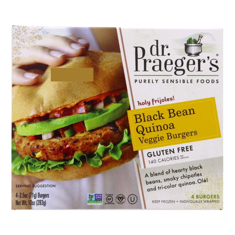 BLACK BEANS QUINOA BURGER, 283G